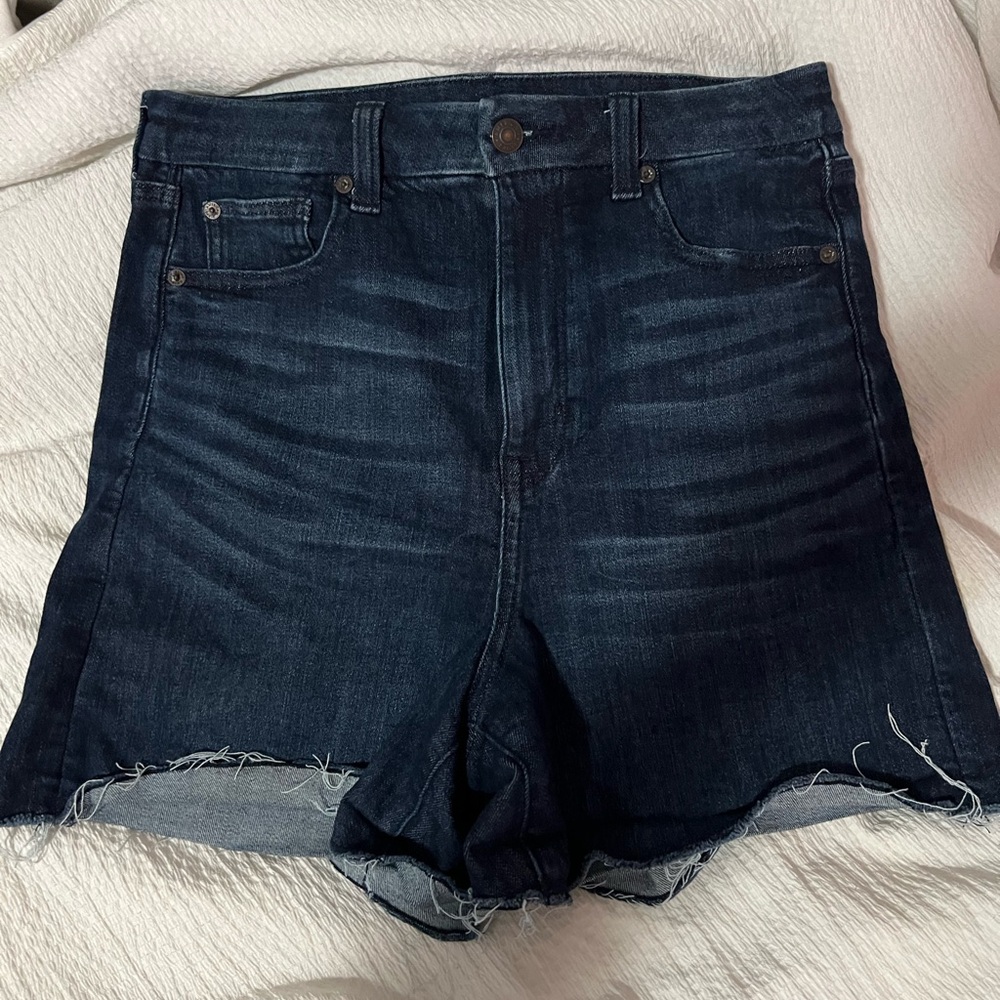 American Eagle Dark Blue Jean Shorts